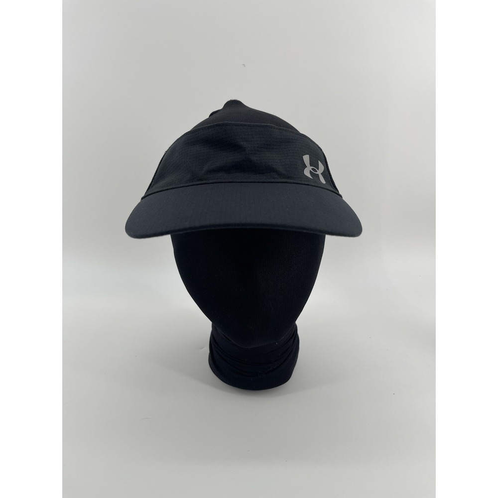 Under Armour Visor Hat Black Adjustable‎ Strapback Athletic Running Unisex